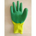 13G Polyester mit Latex 3/4 Schaum beschichtete Arbeitsschutzhandschuhe